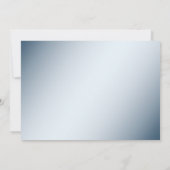 35周年ホワイト、シルバーピオニー招待状 招待状 (裏面)