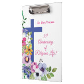 35周年修道院宗教生活をパーソナライズ クリップボード (左)