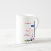 35周年修道院宗教生活をパーソナライズ ボーンチャイナマグカップ (正面右)