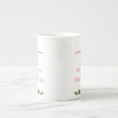 35周年修道院宗教生活をパーソナライズ ボーンチャイナマグカップ (正面)