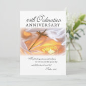 35周年宣教師任命式招待状セット（クロス付） 招待状 (スタンド正面)