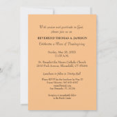 35周年宣教師任命式招待状セット（クロス付） 招待状 (裏面)