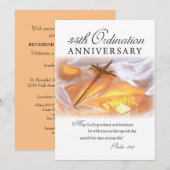 35周年宣教師任命式招待状セット（クロス付） 招待状 (正面/裏面)