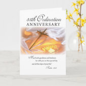 35周年記念クロスキャンドル カード (黄色い花)