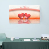 35周年記念コーラルハートバナー 横断幕 (トレードショー)