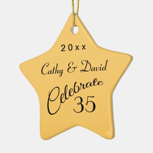 35周年記念スターギフト セラミックオーナメント (左)