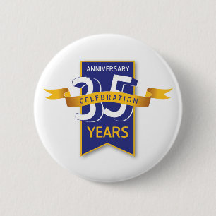 35周年記念デザイン 缶バッジ