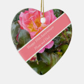 35周年記念結婚サンゴバラ セラミックオーナメント (右)