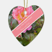 35周年記念結婚サンゴバラ セラミックオーナメント (左)