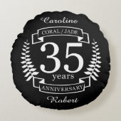 35周年記念結婚玉/サンゴ ラウンドクッション (正面)