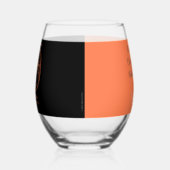 35周年記念飲み物用品セット ステムなしワイングラス (左)