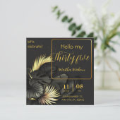 35周年。誕生日エレガント招待状。 (スタンド正面)