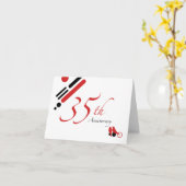 35周年（鳥のmod） カード (黄色い花)