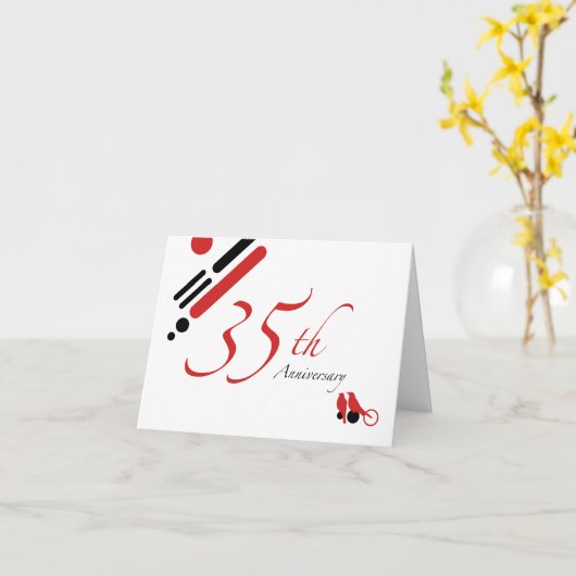 35周年（鳥のmod） カード (黄色い花)