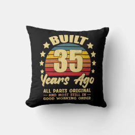 35年前 オールパーツオリジナル 35歳の誕生日 クッション