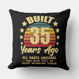 35年前 オールパーツオリジナル 35歳の誕生日 クッション