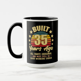 35年前 オールパーツ純正 35歳の誕生日 マグカップ