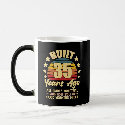 35年前 オールパーツ純正 35歳の誕生日 モーフィングマグカップ (左)