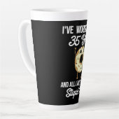 35年勤続記念日の感謝ギフトマグ カフェラテマグ (左アングル)