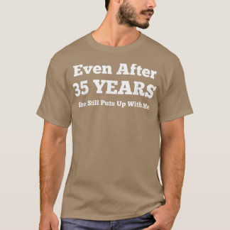 35年経ってもアニと付き合う Tシャツ