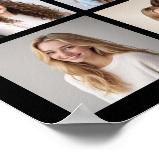 35枚のフォトコラージュのポスターを作成 ポスター (角)