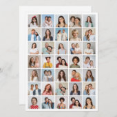 35枚のフォトコラージュを作成 (正面/裏面)