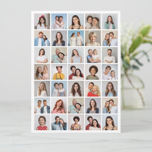 35枚のフォトコラージュを作成 (スタンド正面)