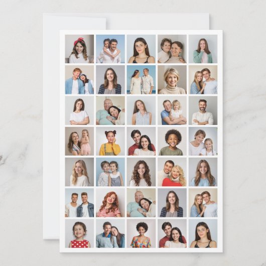 35枚のフォトコラージュを作成 (正面)