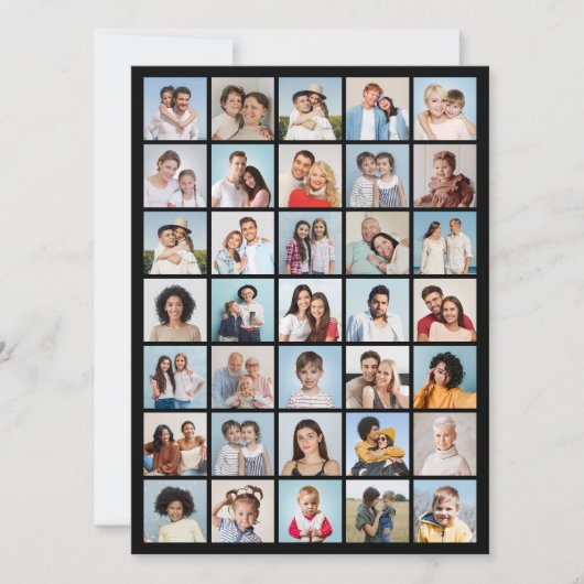 35枚のフォトコラージュを作成 (正面)