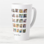 35枚のフォトコラージュを作成 カフェラテマグ (右アングル)