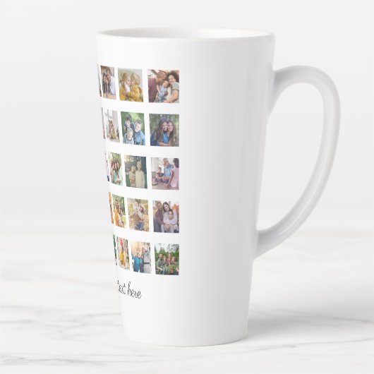 35枚のフォトコラージュを作成 カフェラテマグ (右)