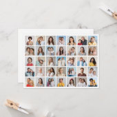 35枚のフォトコラージュを作成 カード (正面/裏面インサイチュ)