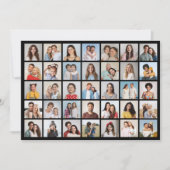 35枚のフォトコラージュを作成 カード (正面)