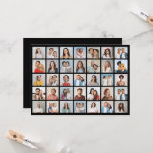 35枚のフォトコラージュを作成 カード (正面/裏面インサイチュ)