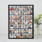 35枚のフォトコラージュを作成 カード (スタンド正面)