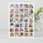 35枚のフォトコラージュを作成 カード (スタンド正面)