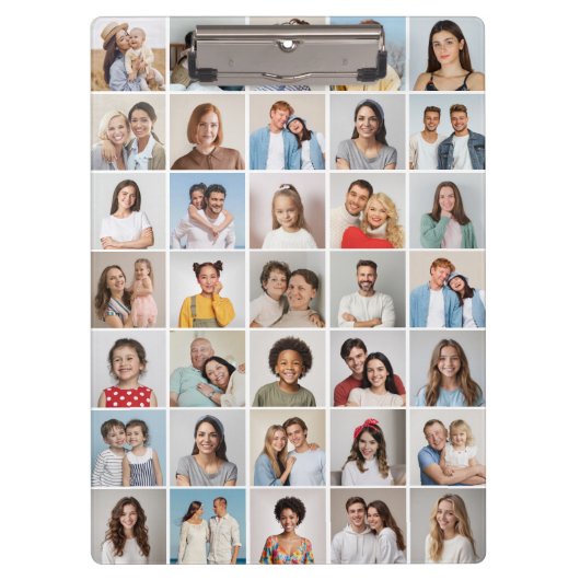 35枚のフォトコラージュを作成 クリップボード (正面)