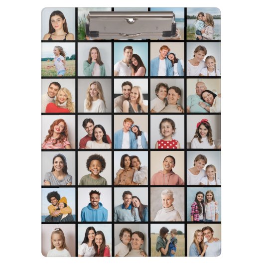 35枚のフォトコラージュを作成 クリップボード (正面)