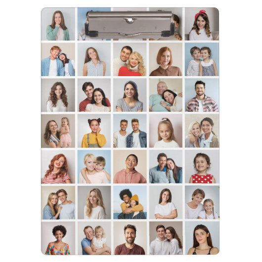 35枚のフォトコラージュを作成 クリップボード (正面)