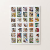 35枚のフォトコラージュを作成 ジグソーパズル (縦)