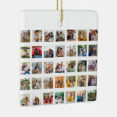 35枚のフォトコラージュを作成 セラミックオーナメント (右)