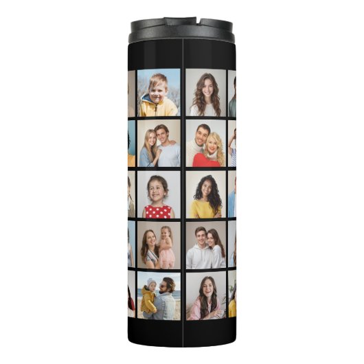 35枚のフォトコラージュを作成 タンブラー (裏面)