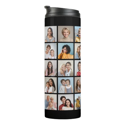 35枚のフォトコラージュを作成 タンブラー (回転右)