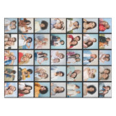 35枚のフォトコラージュを作成 テーブルクロス (正面(横))