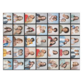 35枚のフォトコラージュを作成 テーブルクロス (正面(横))