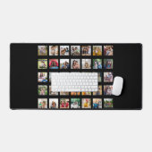 35枚のフォトコラージュを作成 デスクマット (キーボード&マウス)