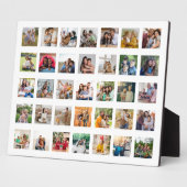 35枚のフォトコラージュを作成 フォトプラーク (側面)