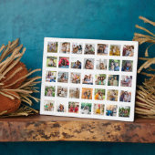 35枚のフォトコラージュを作成 フォトプラーク (側面)