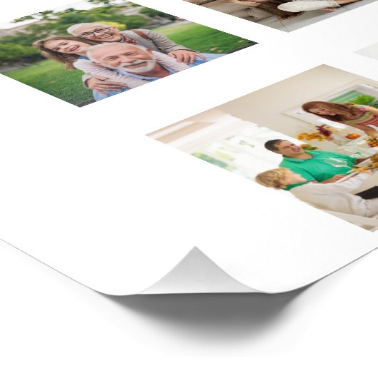 35枚のフォトコラージュを作成 フォトプリント (角)