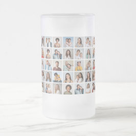 35枚のフォトコラージュを作成 フロストグラスビールジョッキ